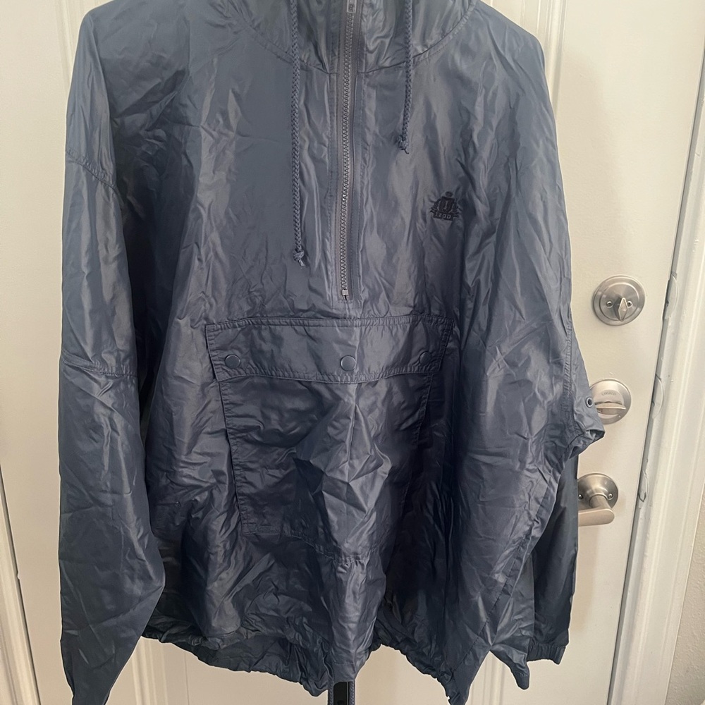 Izod Men's Dark Blue Windbreaker Jacket